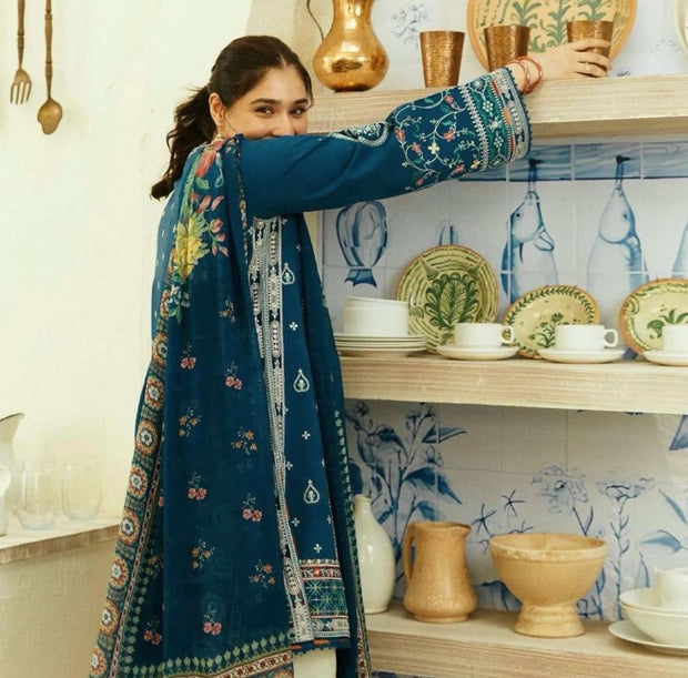 Zara Coco - Winter 3PC  Linen | CODE 7032