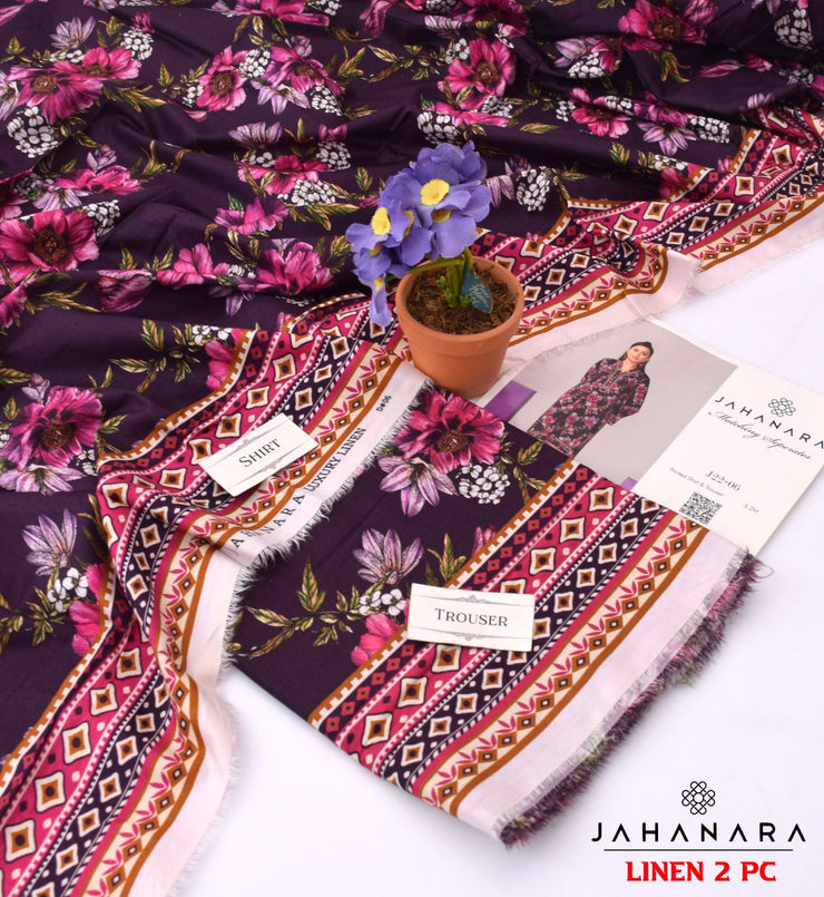Jhanara Linen 2pc Winter |  CODE PL-1