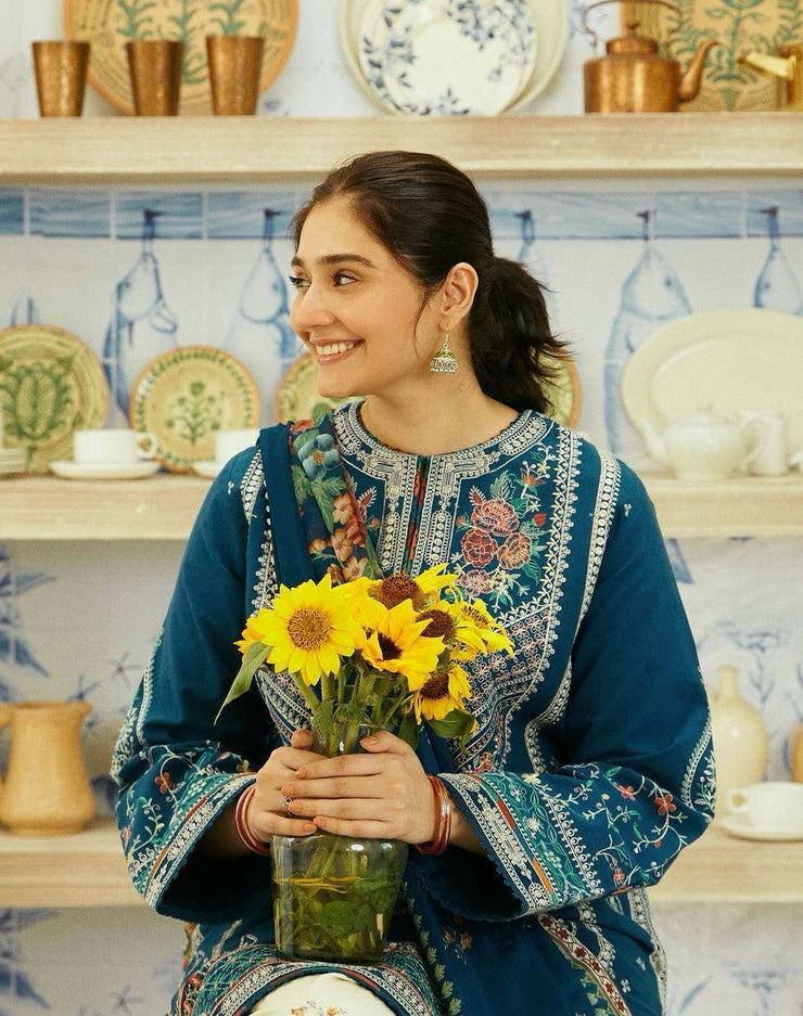 Zara Coco - Winter 3PC  Linen | CODE 7032