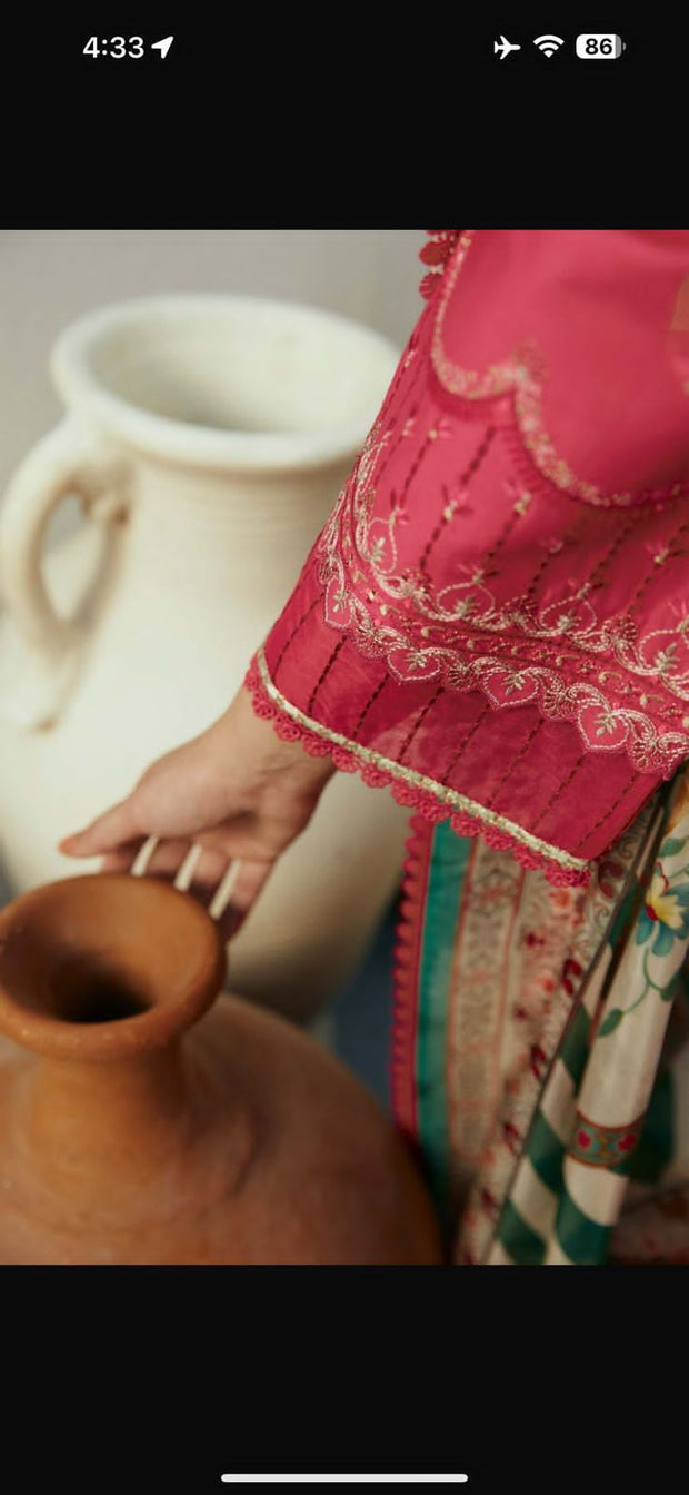 Zara Coco - Winter 3PC  Linen | CODE 7014