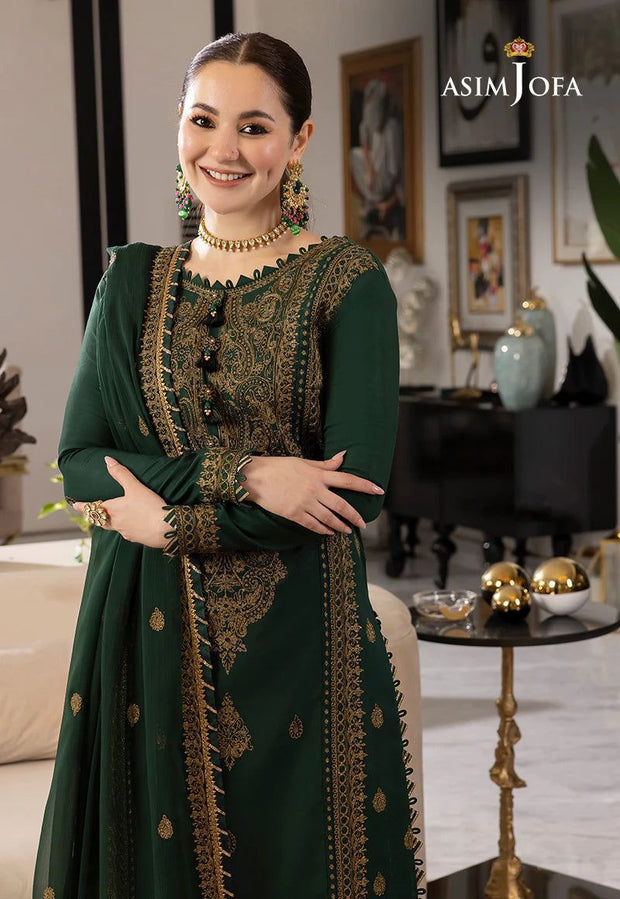 Asim Jofa – 3pc Winter Suit | Code 800