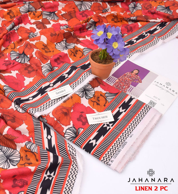 Jhanara Linen 2pc Winter |  CODE PL-1