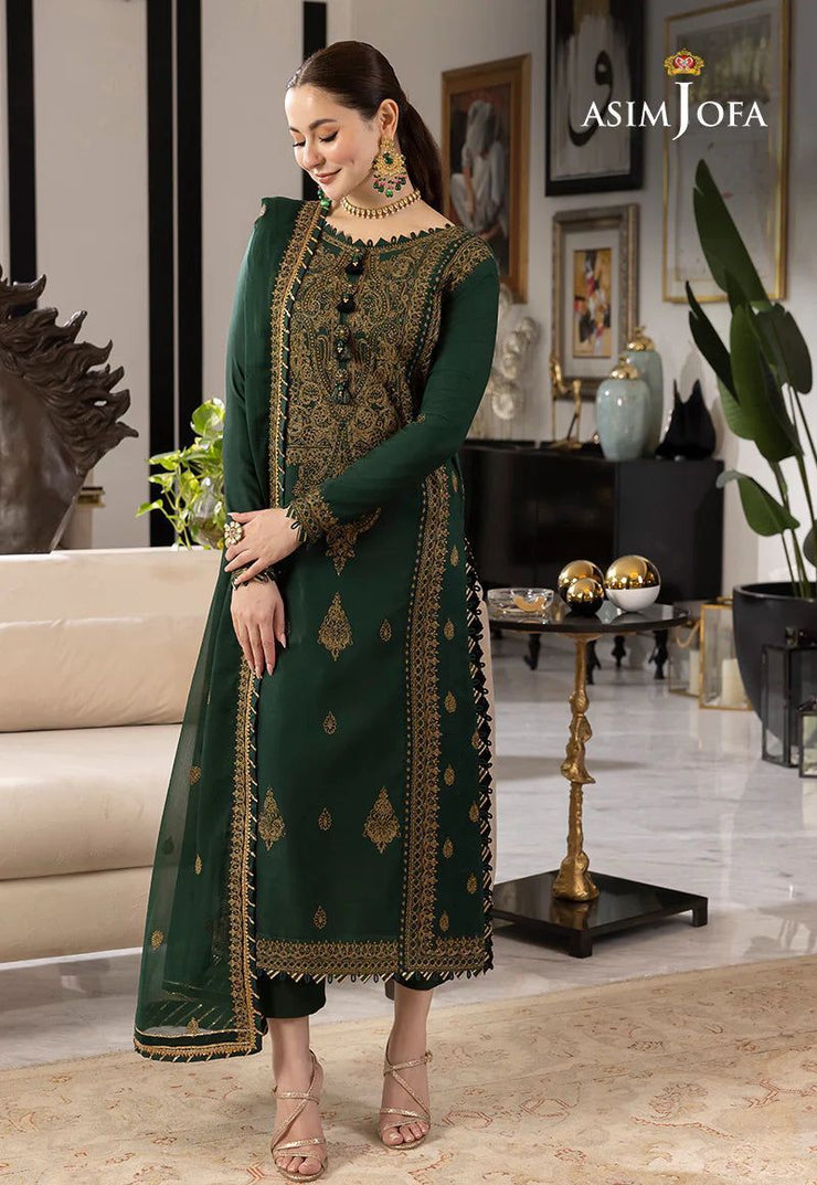 Asim Jofa – 3pc Winter Suit | Code 800